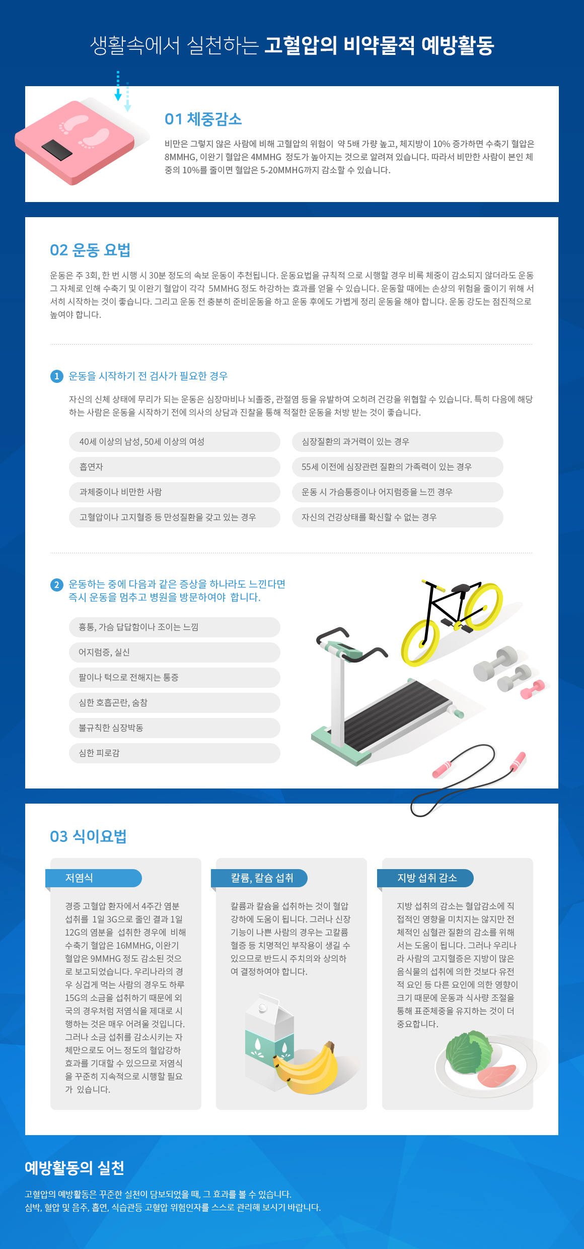 생활속에서 실천하는 고혈압의 비약물적 예방활동